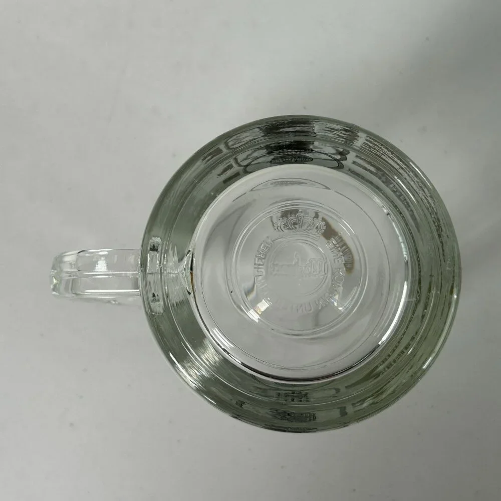 Warsteiner‎ .5 L Beer Glass Stein Mug Germany Handle Barware Collectible